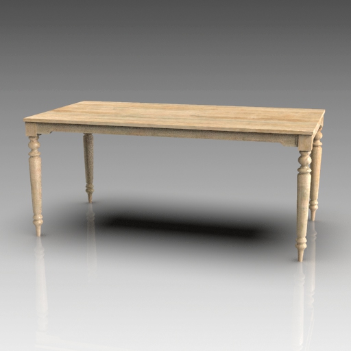 Stylewell Rectangular Table 3D Model - FormFonts 3D Models & Textures