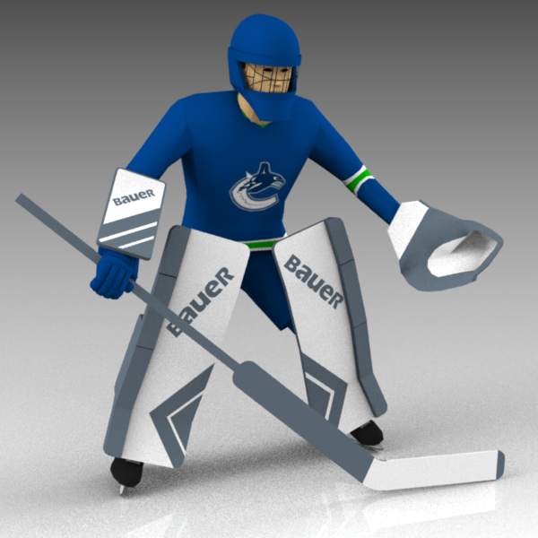 Ice Hockey goaltenders. Vancouver 
Canucks and ge.... 