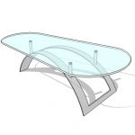 Glass top size :- approx 105cm x 55cm