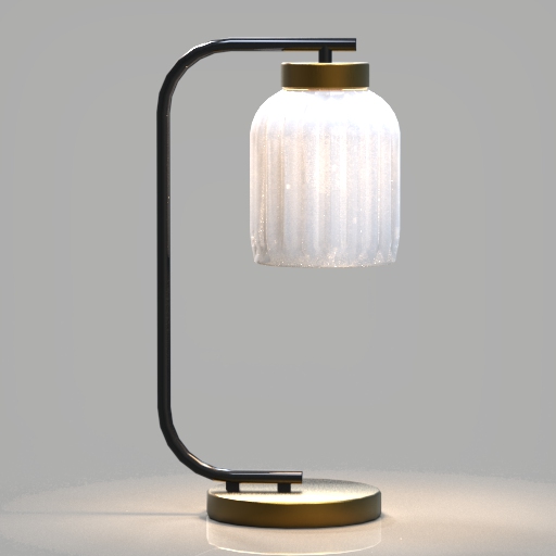 Suspended Glass Table Lamp. 