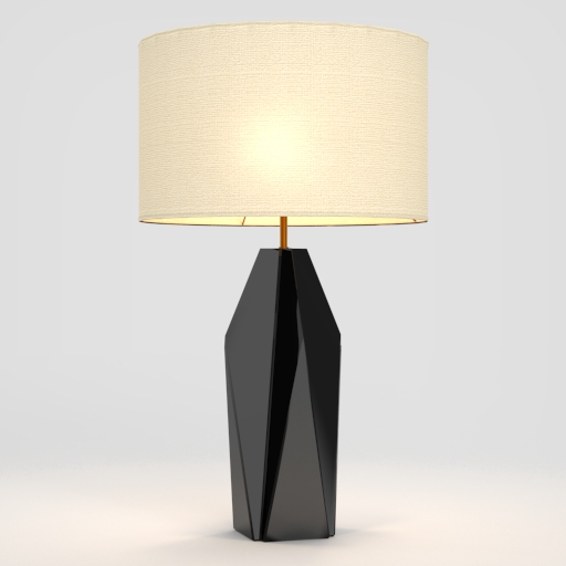 Faceted Origami Table Lamp. 