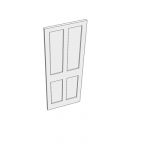 686 I4XPP door (4 solid panels)