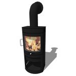 Hwam 30 compact wood burning stove by Hwam, design...