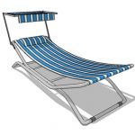 Stand alone hammock with adjustable sun shade