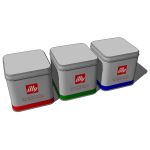 Illy coffee canisters for espresso pads (18 servin...