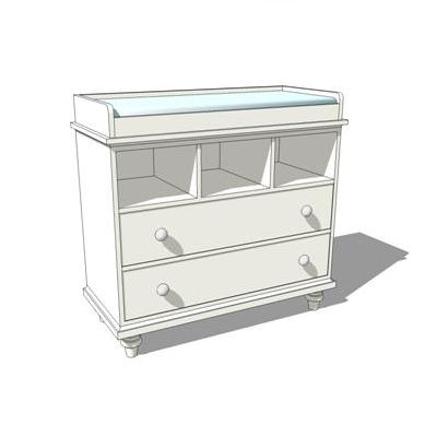 baby changing table used