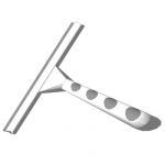 IKEA squeegee Letten, white plastic and grey rubbe...