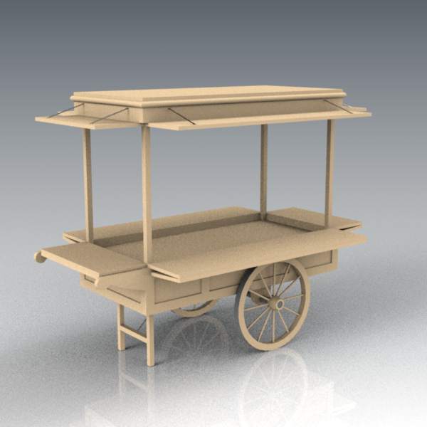 Mechandising/Promotional cart for malls, markets o.... 