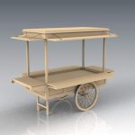 Mechandising/Promotional cart for malls, markets o...