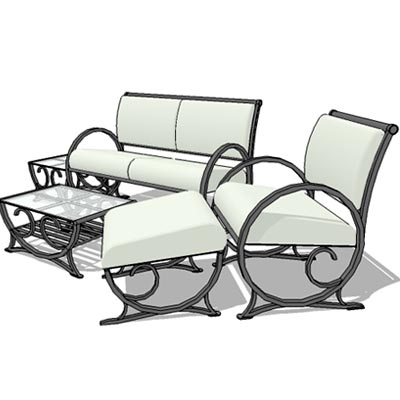 Wrought Iron Sofa Set 3d Model, Wrought Iron Sofa Set Designs Pictures Only