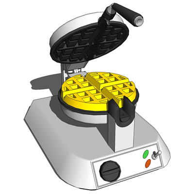 Waffle maker with non-stick surface. Make deliciou.... 