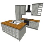 Modular kitchen setup. All components can be set u...