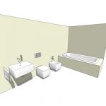 Element bath suite by Roca, designed by David Chip...