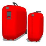 Matching Samsonite-type suitcases