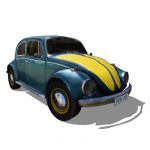 Photo real Volkswagen Beetle (old style)