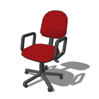 Generic typist chair with arms. 