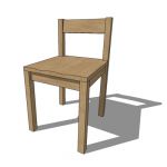 MUJI solid oak chair
750 x 440 x 410mm
(note v3 ...
