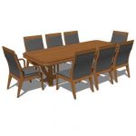 Barstow Dining Group. Shown in cherry wood finish.