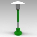Table-top patio heater