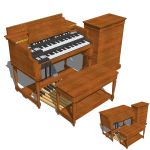 Tone wheel B-3 Hammond Organ and Leslie speaker. C...