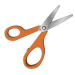General use scissors. They can be opened or closed...