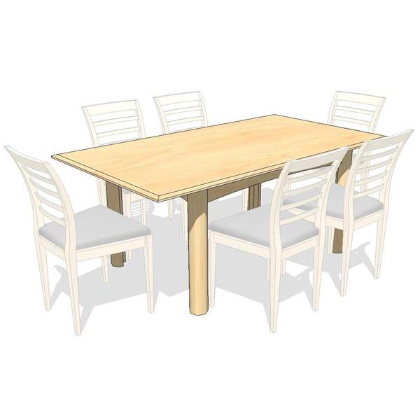 Heartwood Dining Set. Rectangle and Round Table ar.... 