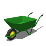 A standard wheelbarrow