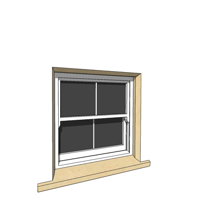 1085x1050mm sash window with vertical bar and ston.... 