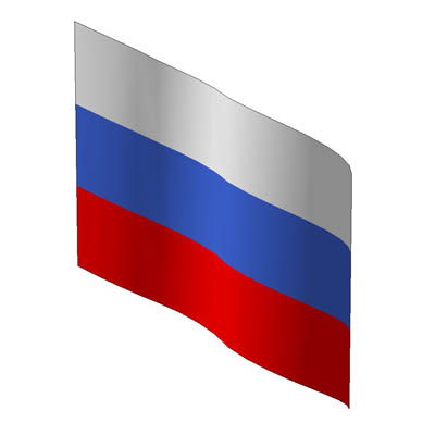 Russian Flag. 