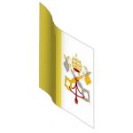 Image-mapped Vatican flag.