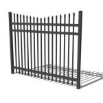 Peartop wrought iron fence and gate.