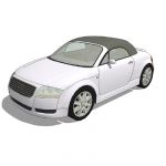 Audi TT Roadster; Roof up and down versions.
