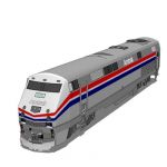 Amtrak Genesis diesel locomotive; 2 versions' low ...