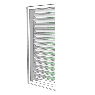 48" Tall with 3" Operable Louver. Automa.... 
