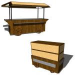 Coffee cart.<br />
Available in two configu...