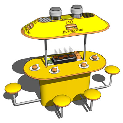 Mini food court is a set of models to include in m.... 