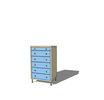 Ikea 'Magiker' drawers unit, designed by Tord Bjor.... 