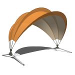 Sun shade for recreational use.
This is a ParaTop...