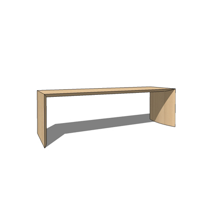 Giulio bench by Giulio Lazzotti.
Moulded plywood .... 