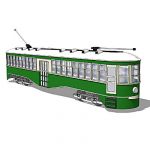 Electric trolley/tram, similar to the popular Bril...