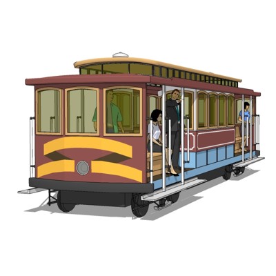 San Francisco Cable Car. California Line Model. Le.... 