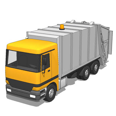 Garbage Truck / Bin Lorry; rear loader. 