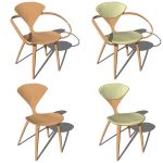 The iconic Cherner armchair (molded plywood, 1958)...