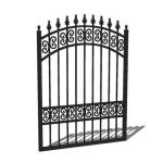 Wrought iron garden gate; 3'9" for 4' opening...