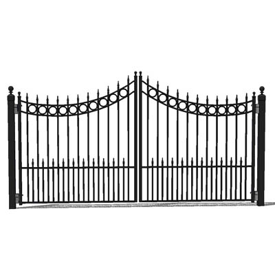 Bi-parting driveway gate. 12ft/4m (approx) opening.... 