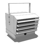 Model based on a Berko Unit Heater.  Shown for a c...
