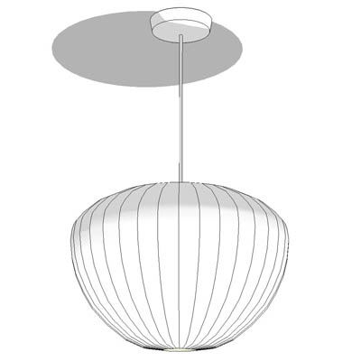 Apple bubble lamp designed by George Nelson in 194.... 