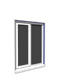 915x1350mm narrow module single casement window