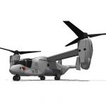 The resulting V-22 has a conventional cabin for tw...