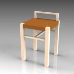 Natura bar stool by Materia